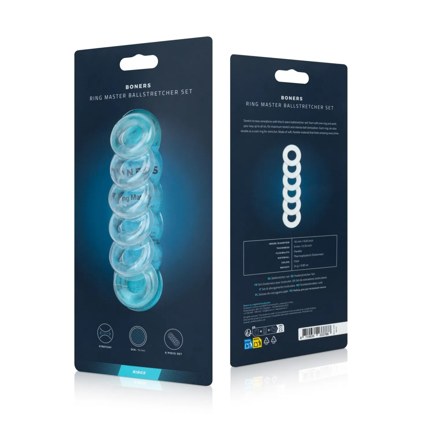 Boners - Ring Master Ballstretcher Set 6 pièces