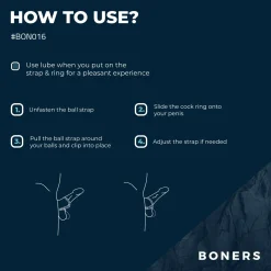 Boners Sangle de pénis et testicules - L