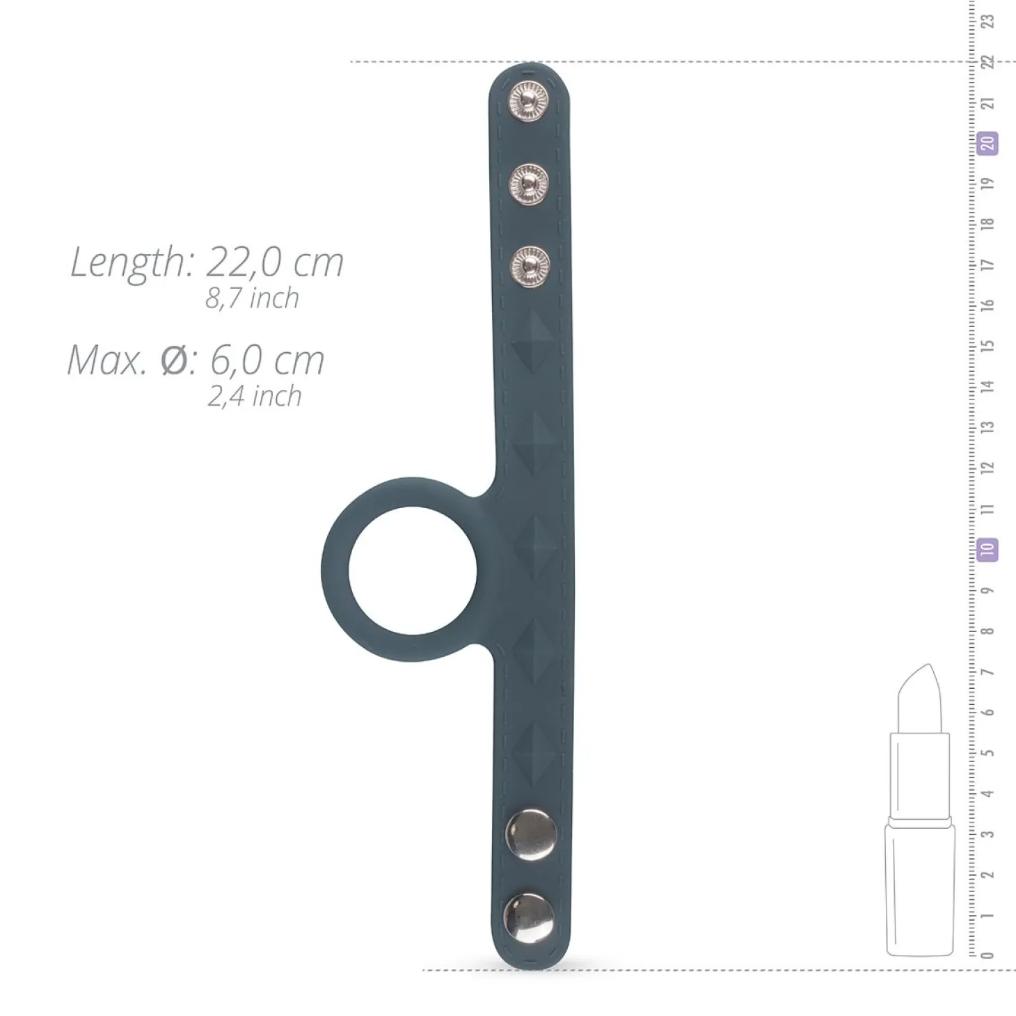Boners Sangle de pénis et testicules - S/M