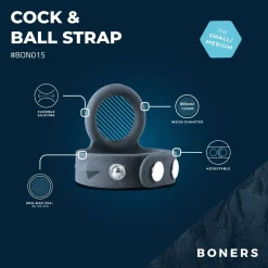 Boners Sangle de pénis et testicules - S/M