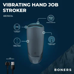Boners - Simulateur de fellation vibrant - Gris foncé