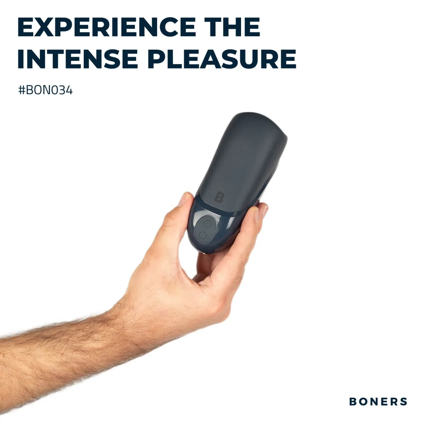 Boners - Simulateur de fellation vibrant - Gris foncé