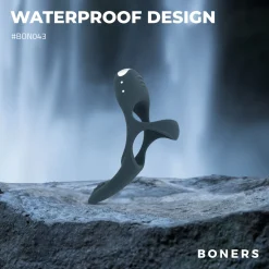 Boners - Triple cockring vibrant - Bleu