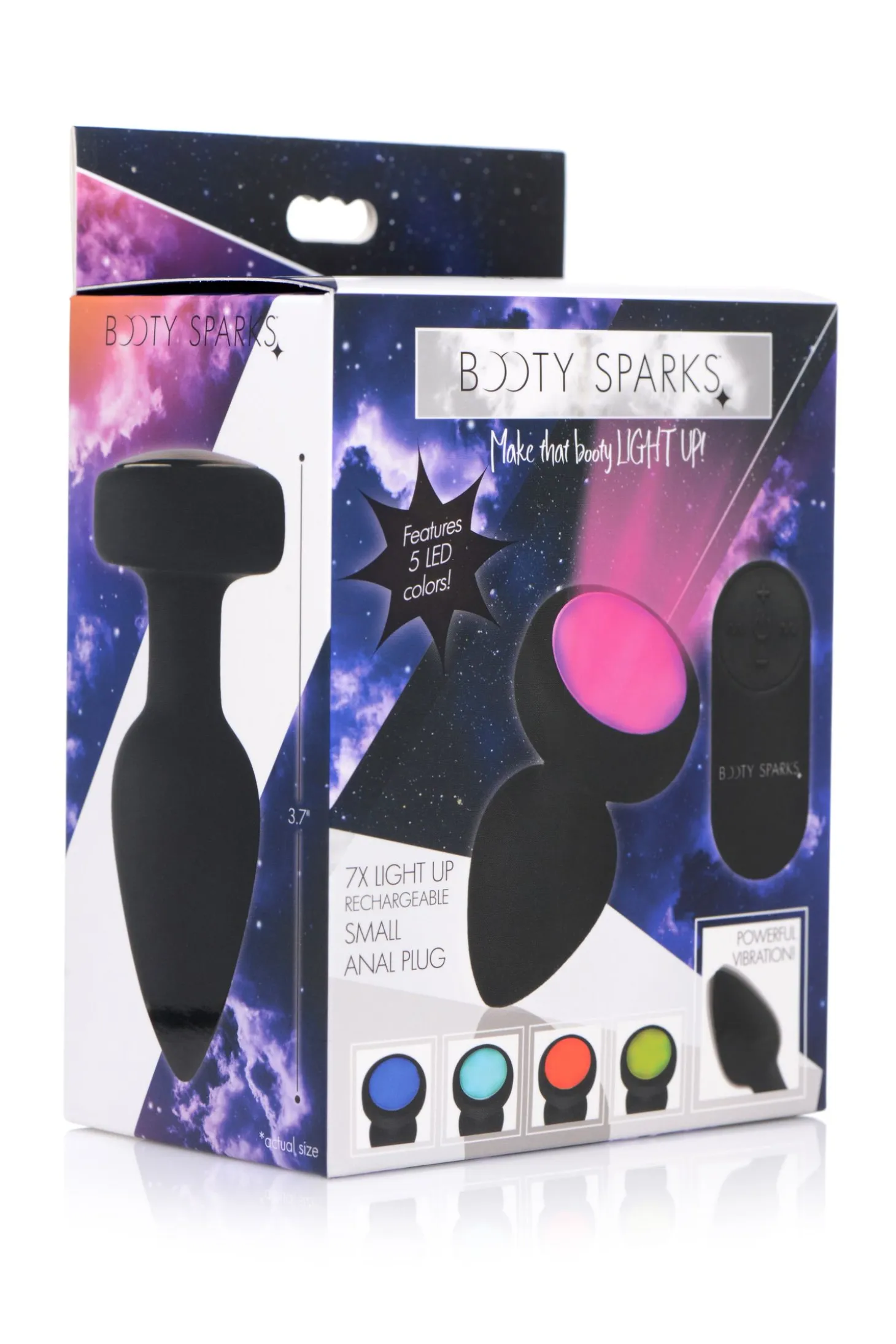 BOOTY SPARKS - Plug Anal Lumineux - Rechargeable & Petit Format