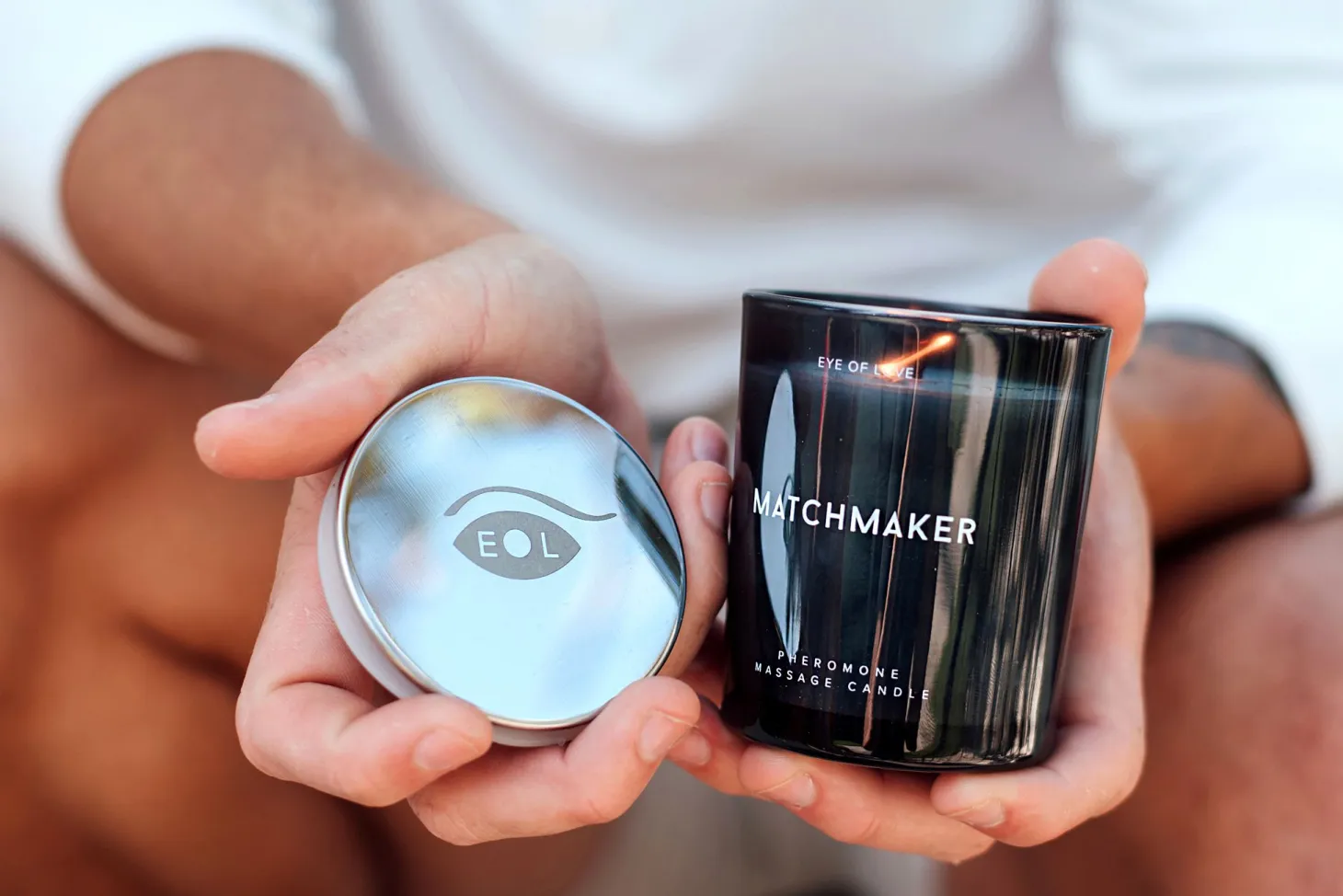 Bougie de massage aux phéromones EOL Matchmaker