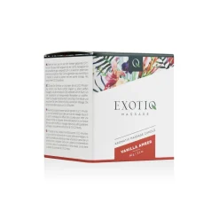 Bougie de massage Exotiq ambre à la vanille - 80 g