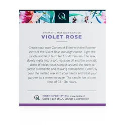 Bougie de massage rose violette Exotiq - 200 g