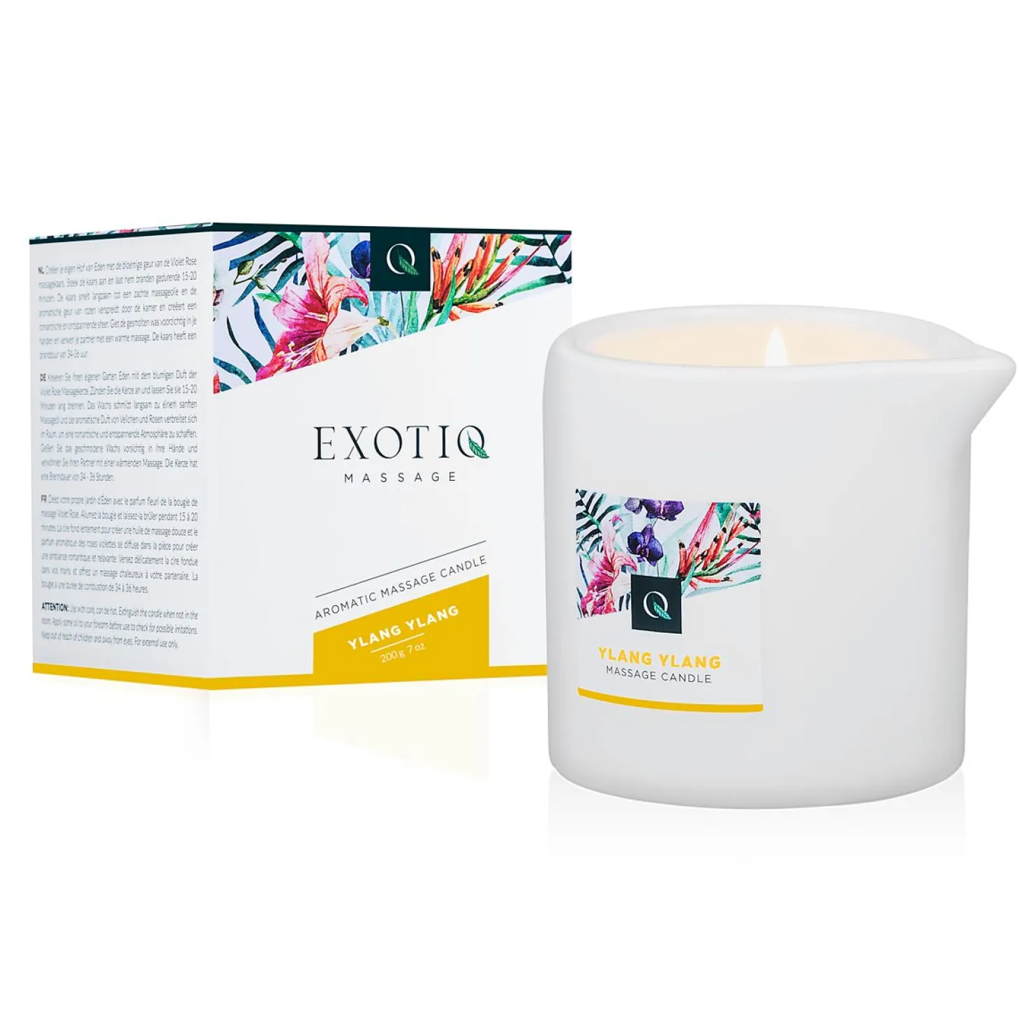 Bougie de massage Ylang Ylang Exotiq - 200 g