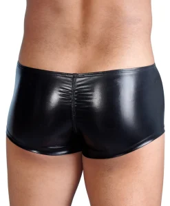 Boxer hommes wetlook avec tirette