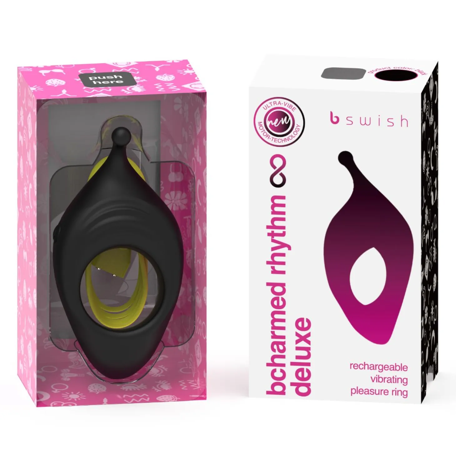 Bswish - Bcharmed Rhythm Infinite Deluxe Vibromasseur Couple - Noir