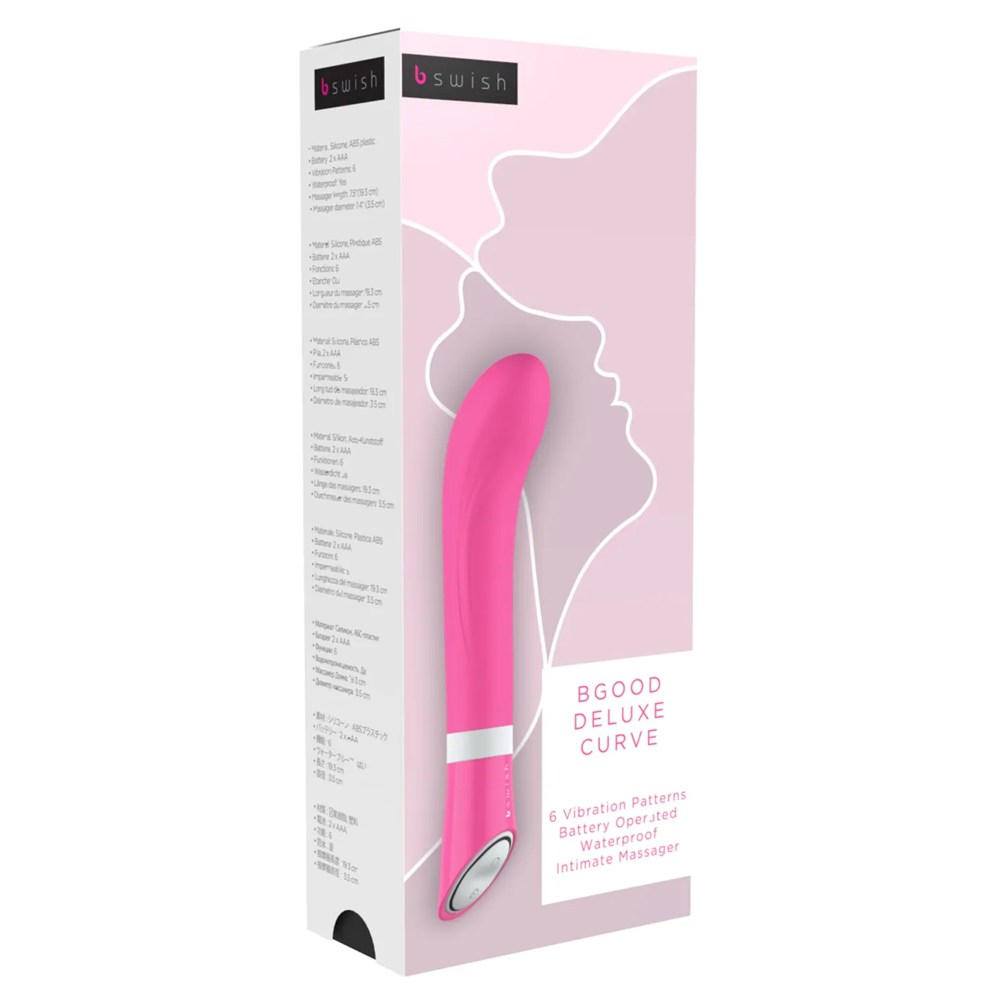 B Swish – BGOOD DELUXE CURVE Vibromasseur Point G – Rose