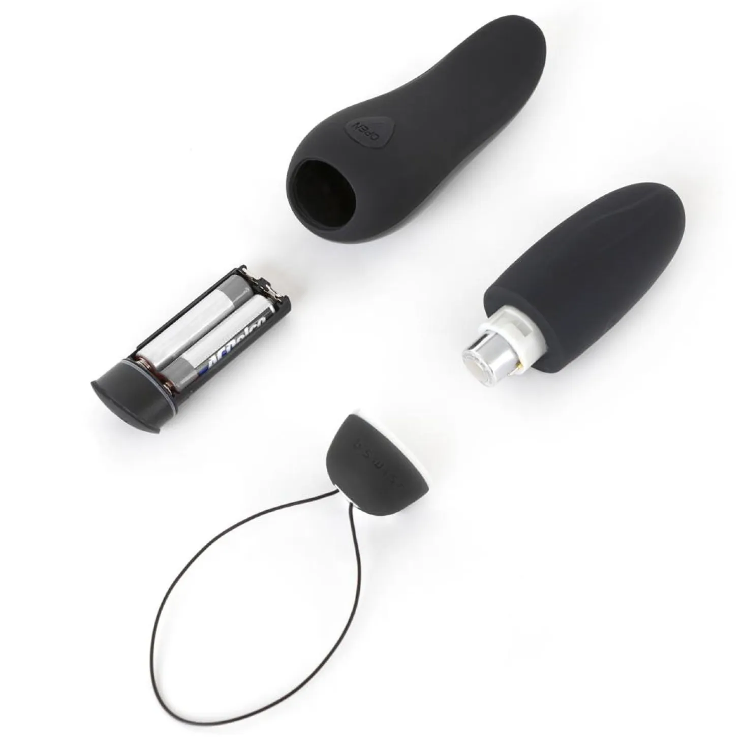 B Swish - bnaughty Deluxe Unleashed Vibromasseur Bullet - Noir