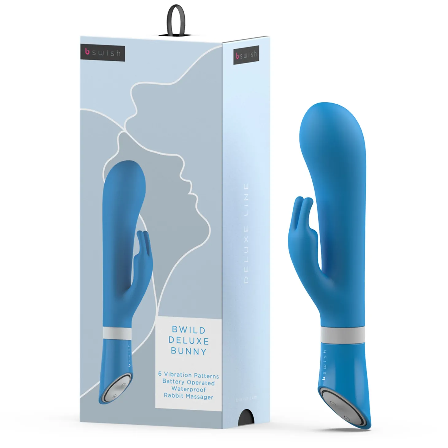 B Swish - bwild Deluxe Bunny Rabbit Vibrator Blue Lagoon