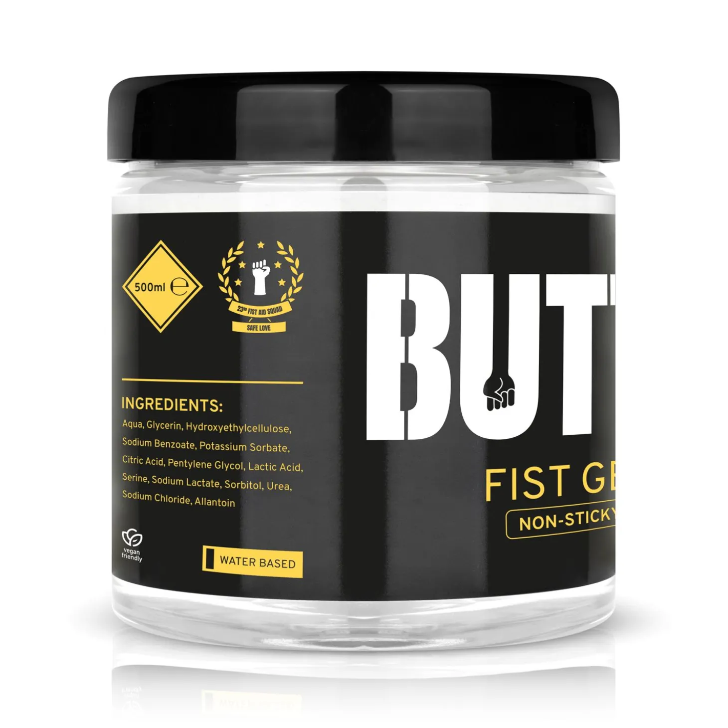 BUTTR - Gel Transparent pour Fisting non-collant - 500 ml