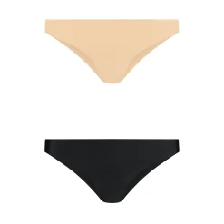 Bye Bra - Invisible Brazilian Nude + Black S
