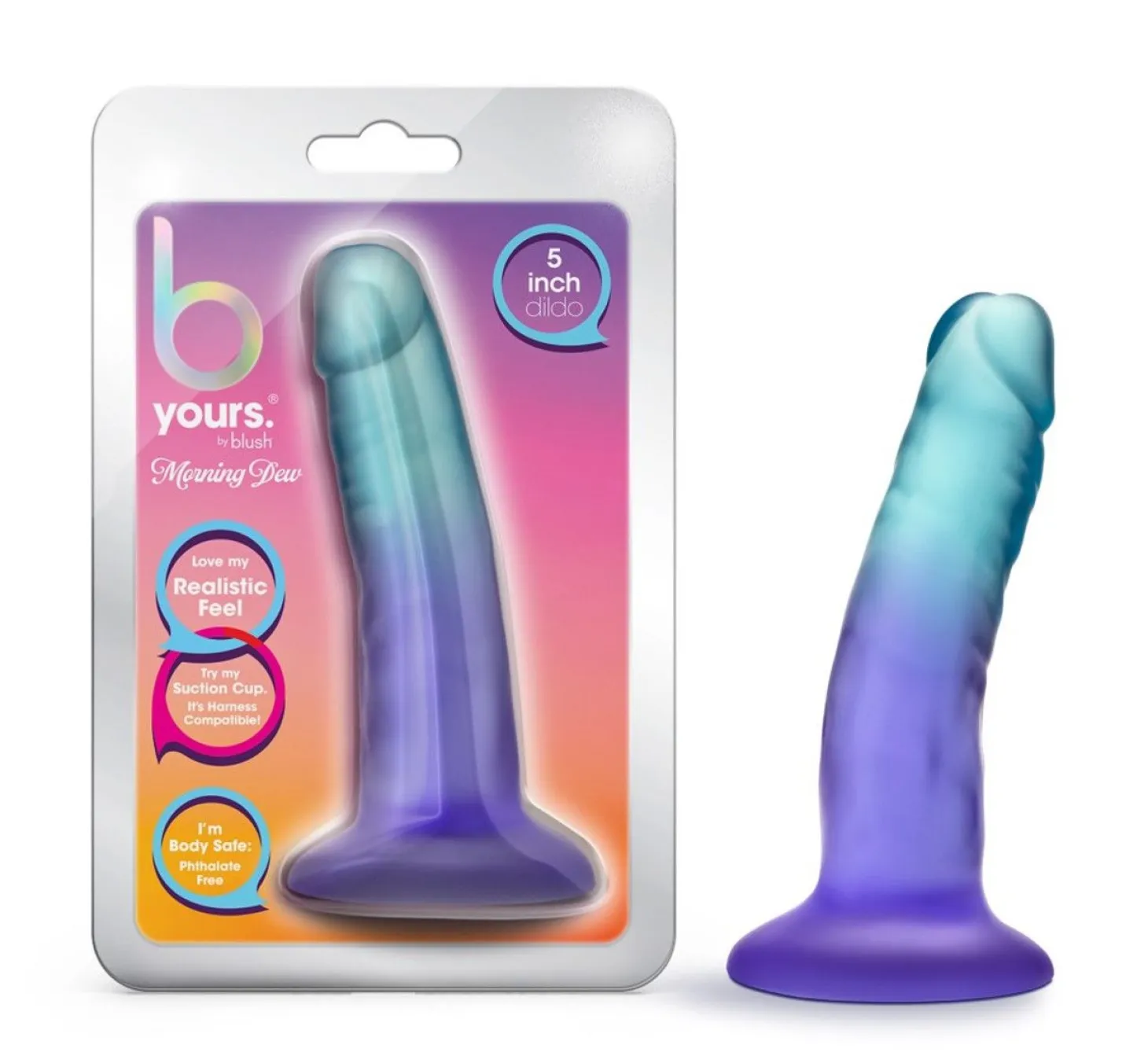 B Yours - Dildo Morning Dew 14 cm - Indigo