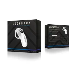 Cage de chasteté Lockdown Transparent - Grand