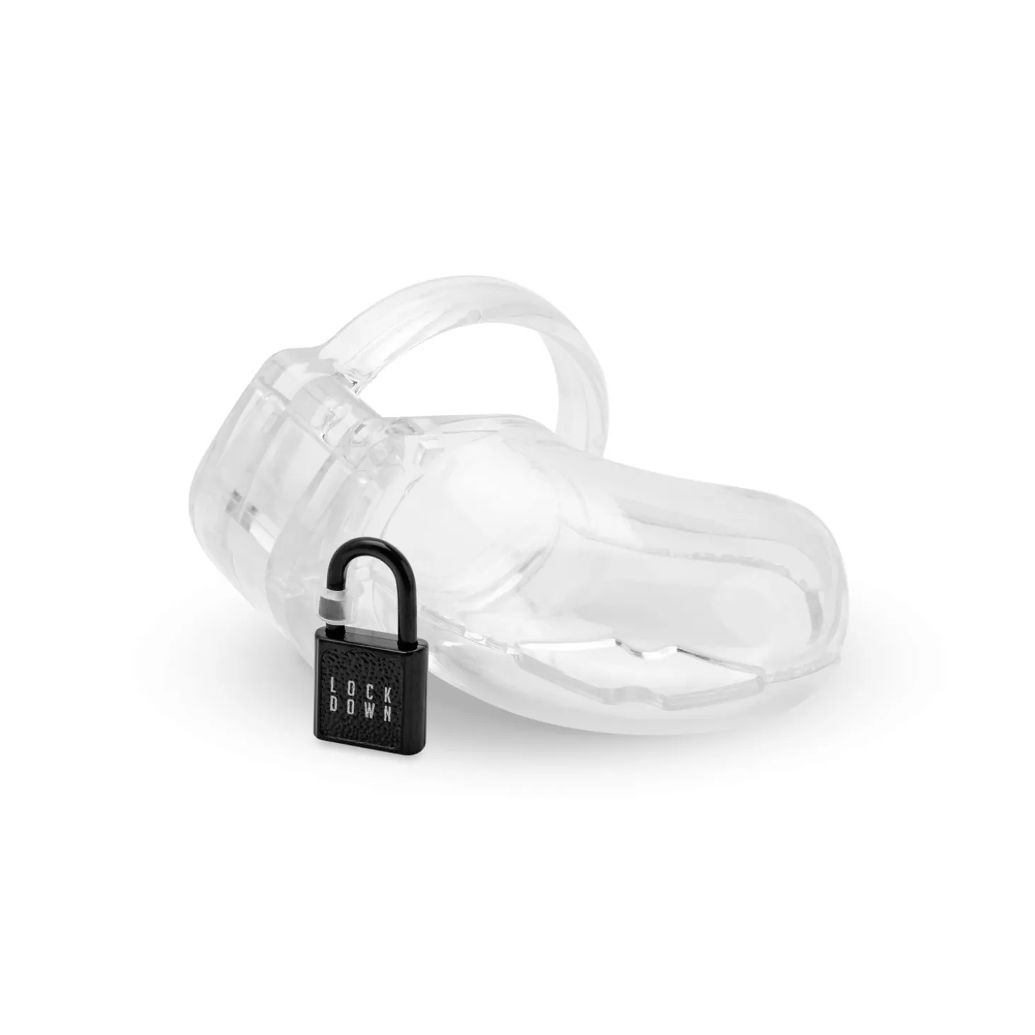 Cage de chasteté Lockdown Transparent - Petit