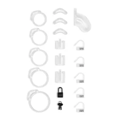 Cage de chasteté Lockdown Transparent - Petit