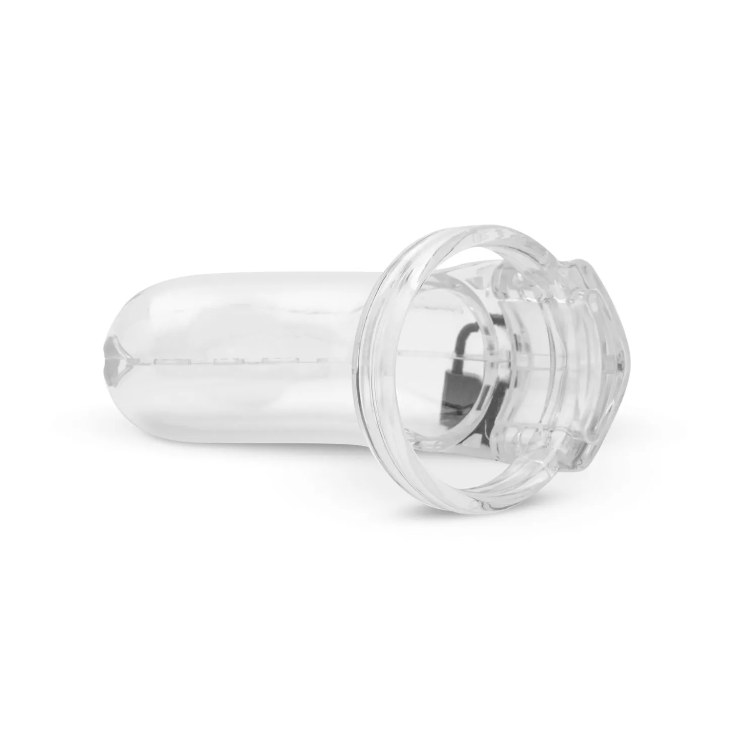 Cage de chasteté Lockdown Transparent - Moyen