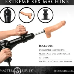 Chaise d'obéissance avec machine à sexe