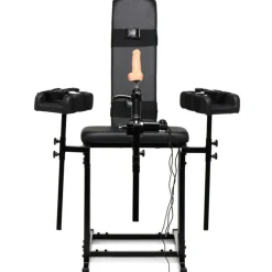 Chaise d'obéissance avec machine à sexe