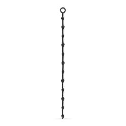 Chaîne de perles anales longue de 105 cm - Noir