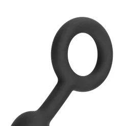 Chaîne de perles anales longue de 105 cm - Noir