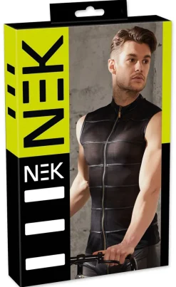 Chemise powernet avec rayures wetlook