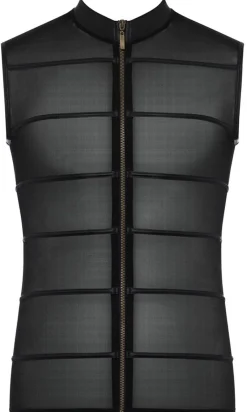 Chemise powernet avec rayures wetlook