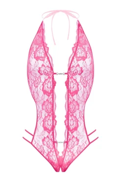 Christine - Body string ouvert à l'entrejambe