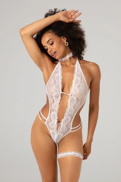 Christine - Body string ouvert à l'entrejambe 