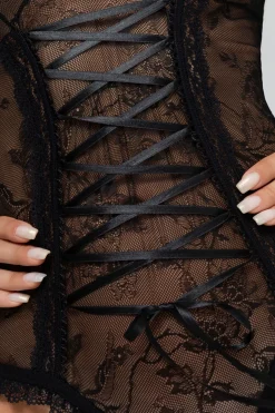 Christine - Crotchless Body Aphrodite - Noir
