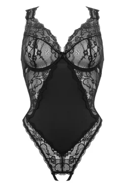 Christine - Crotchless Body Pixy - Noir