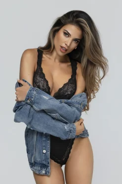 Christine - Crotchless Body Pixy - Noir