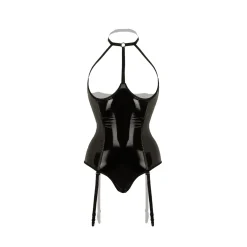 Christine - Dark Desire Body avec bonnets ouverts - Noir