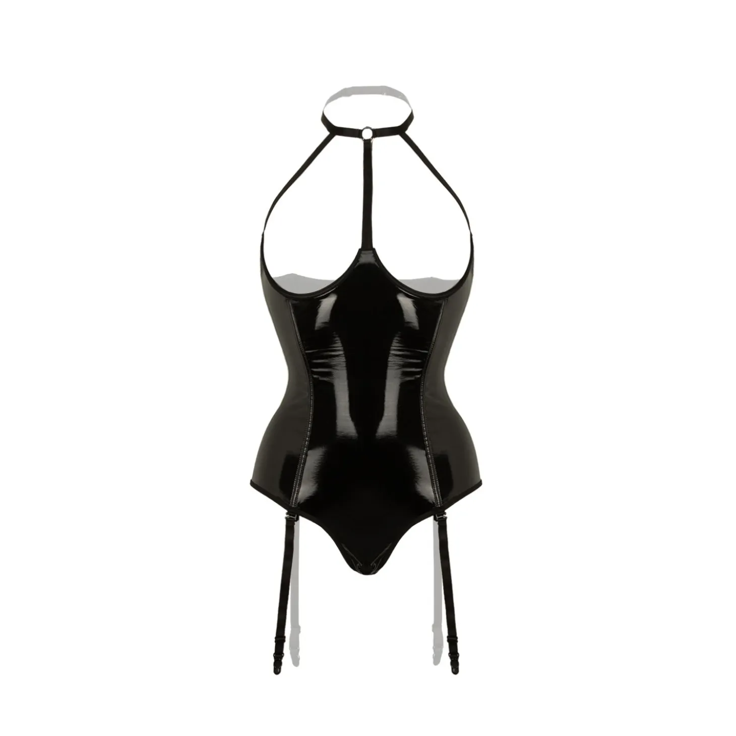 Christine - Dark Desire Body avec bonnets ouverts - Noir