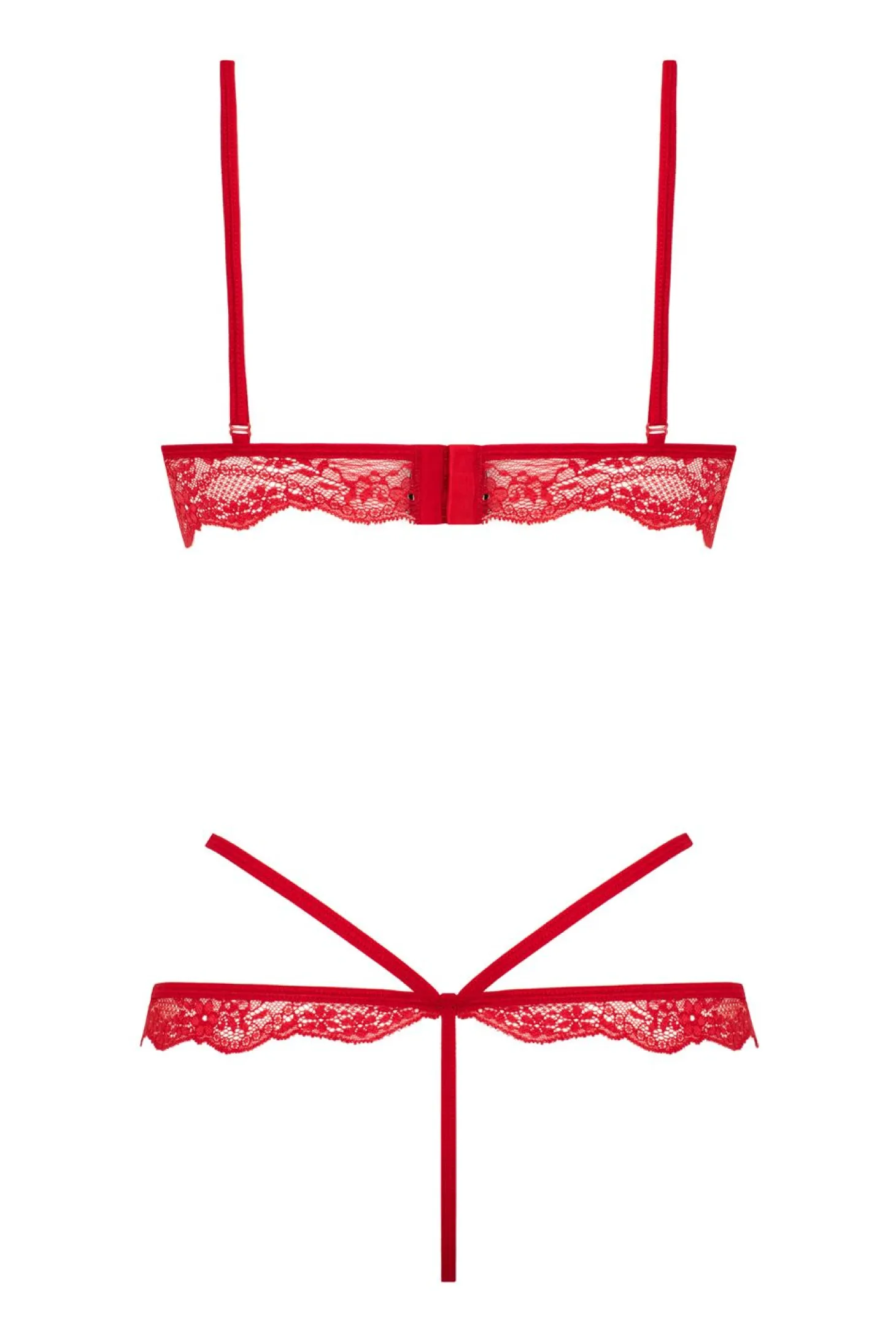 Christine - Ensemble en dentelle Marinka - rouge