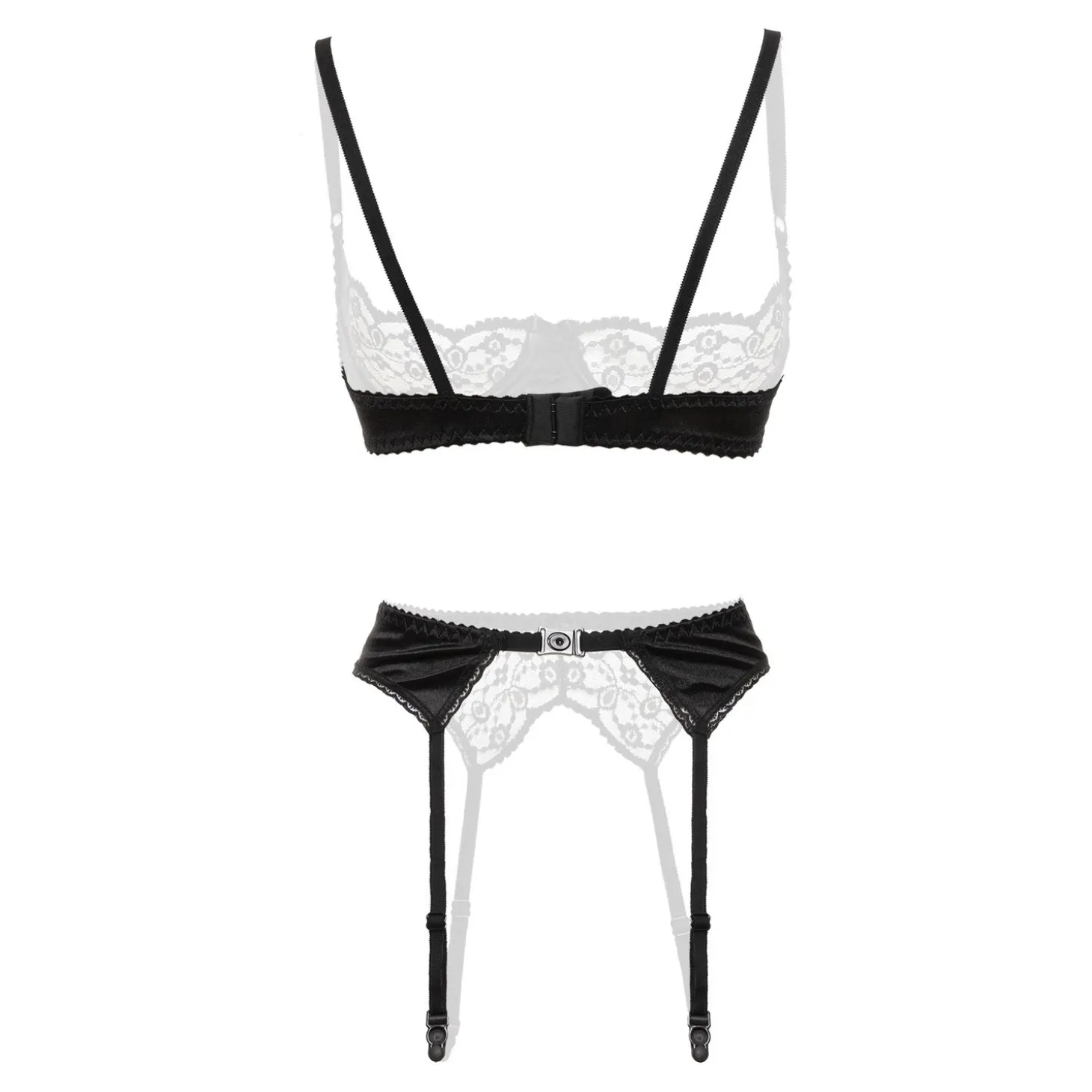 Christine - Ensemble soutien-gorge 3 pièces Gush - Noir
