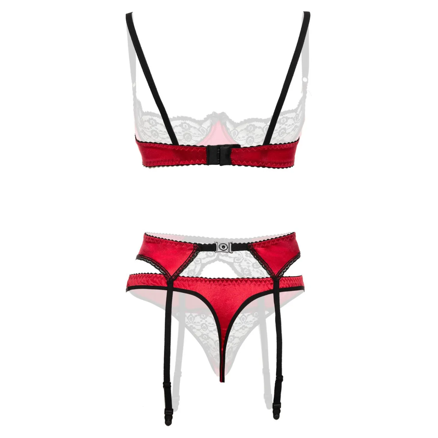 Christine - Ensemble soutien-gorge 3 pièces Gush - Rouge