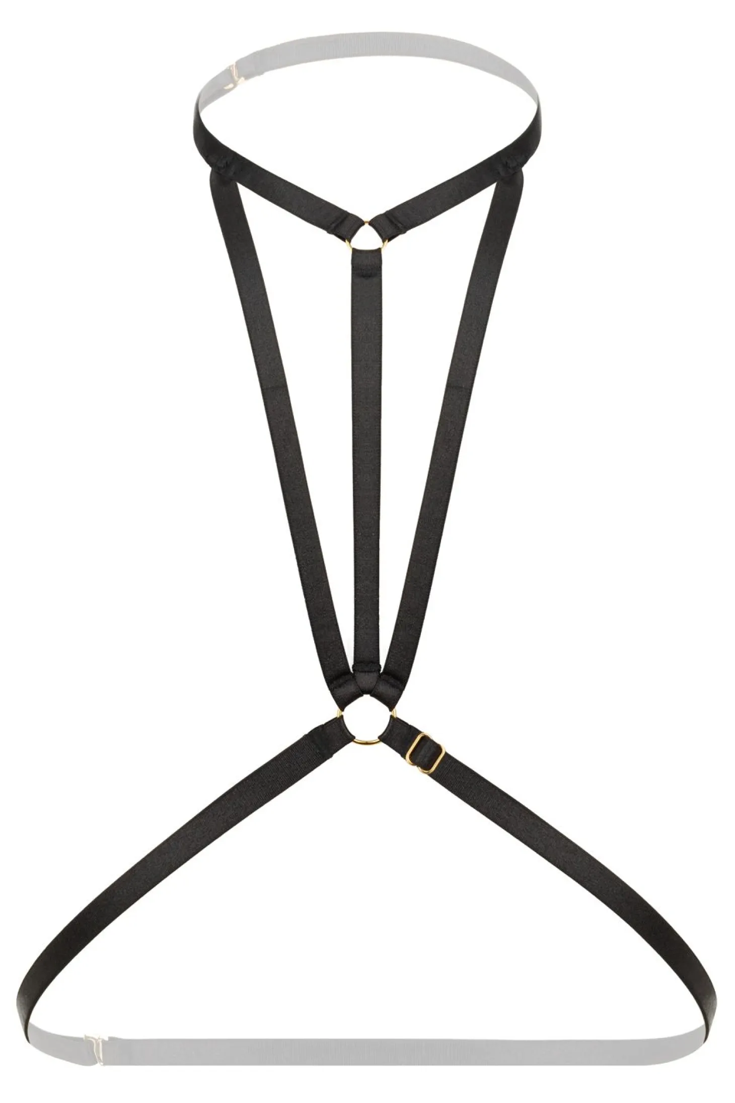 Christine - Harnais à lanières Bralette Obsession - noir