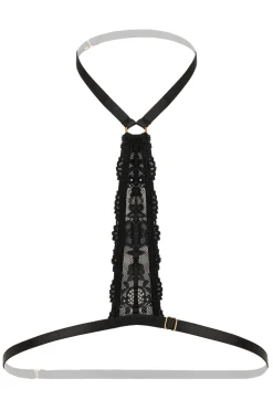Christine - Harnais à lanières Bralette Evening Kiss - noir