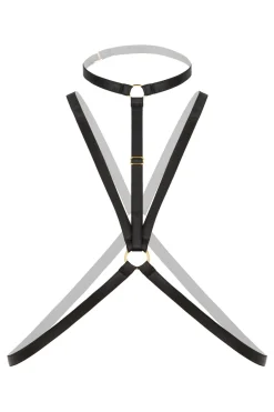Christine - Harnais à lanières Bralette Secret Love - noir