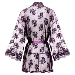 Christine - Kimono en dentelle Graceful - Violet