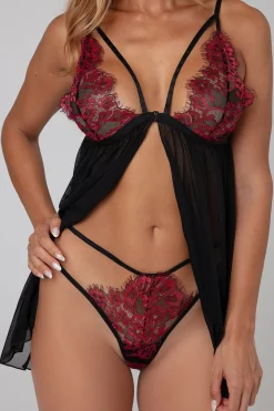 Christine - Nuisette avec string
