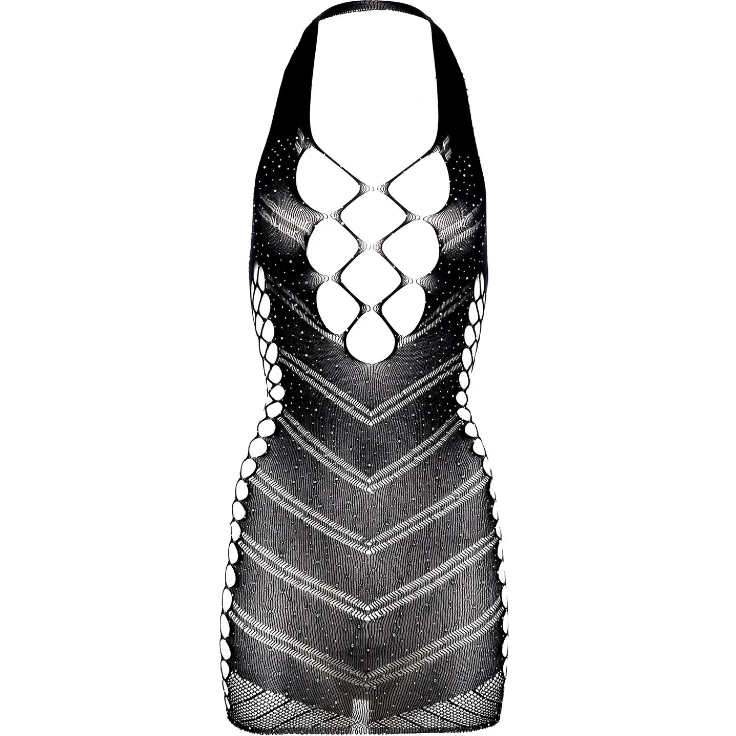 Christine - Robe Glitter - Noir