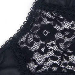 Christine - String en dentelle - Bleu