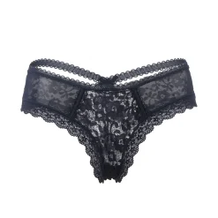 Christine - String en dentelle - Bleu