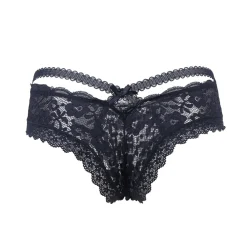 Christine - String en dentelle - Bleu