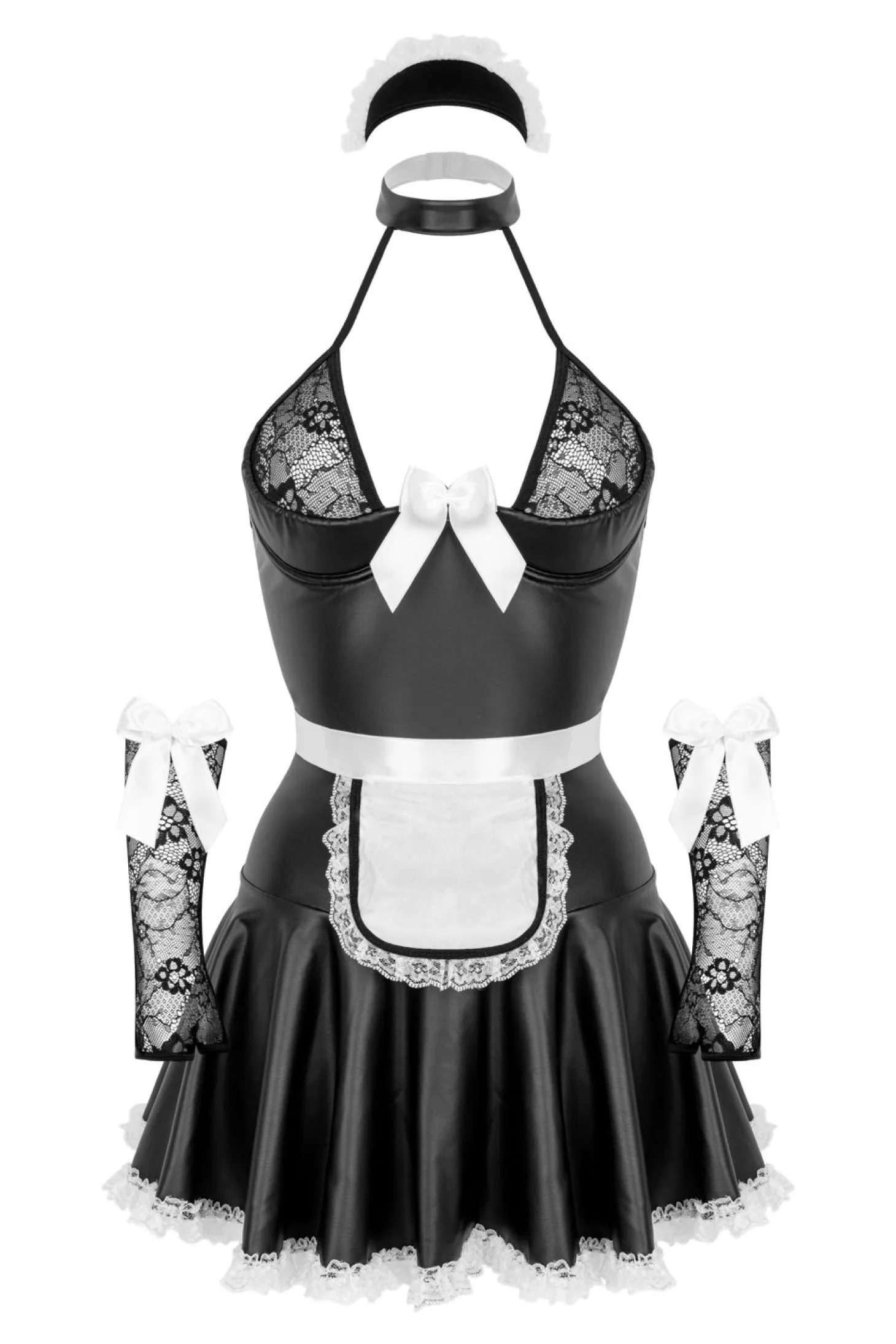 Christine - Tenue de soubrette pour jeu de rôle - 3 pièces